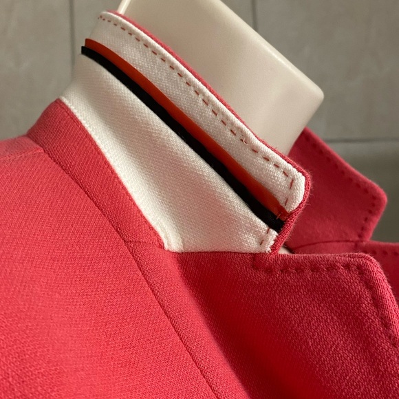 EUC Talbots Petite “Aberdeen” melon colored two button blazer, size 10 Petite - Picture 6 of 11